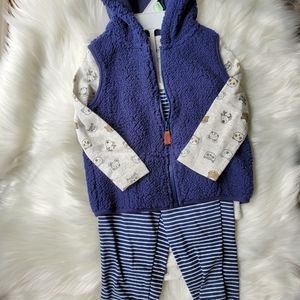 3-piece animal outfit